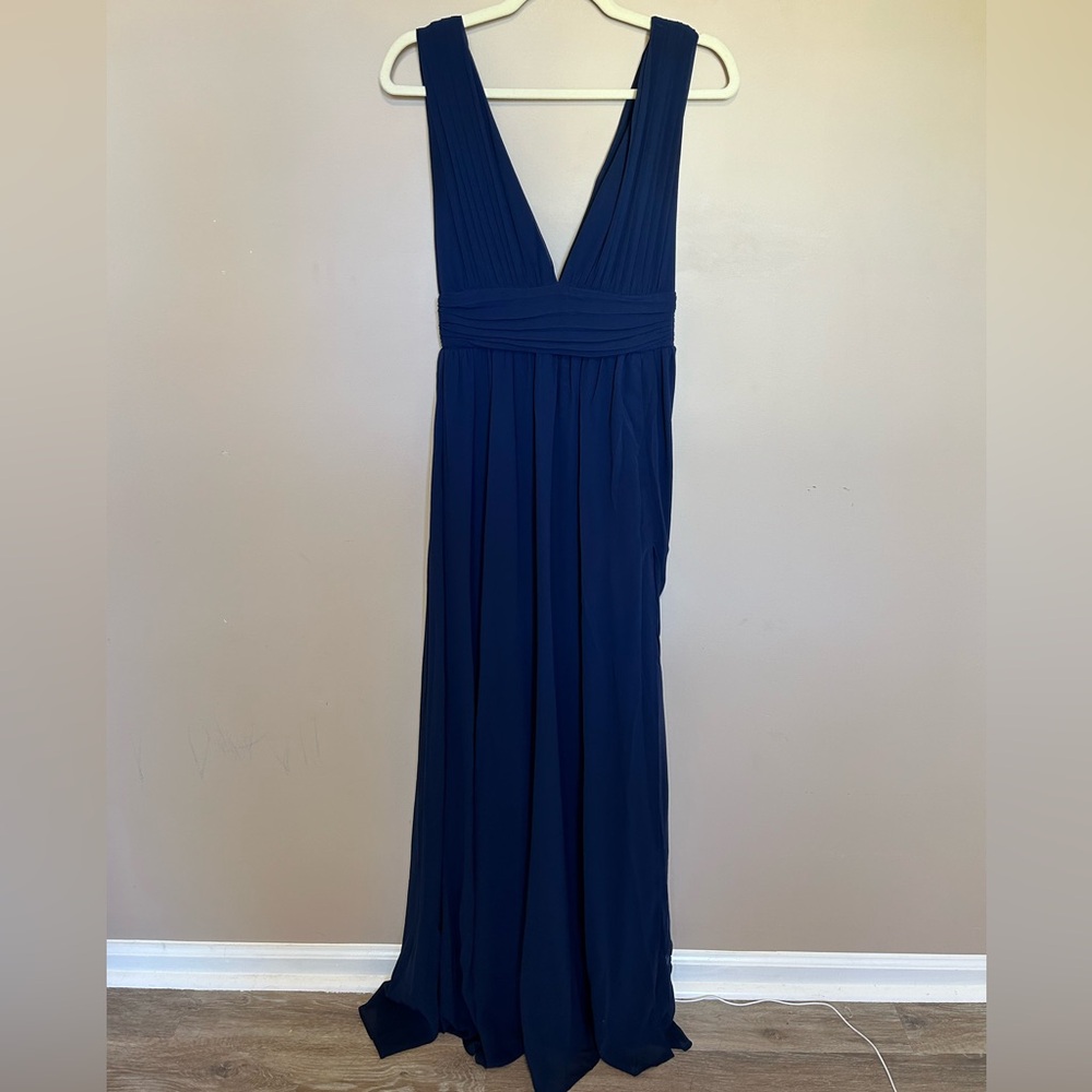 Lulus Heavenly Hues Navy Blue Maxi Dress - Picture 3 of 8